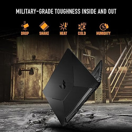 ASUS TUF Gaming A15, 15.6" FHD 16:9 144Hz 250nits, AMD Ryzen 5 7535HS Processor, Gaming Laptop (16GB RAM/512GB SSD/NVIDIA GeForce RTX 3050/Windows 11/Office 2021/Graphite Black/2.3 Kg),FA566NC-HN083WS 