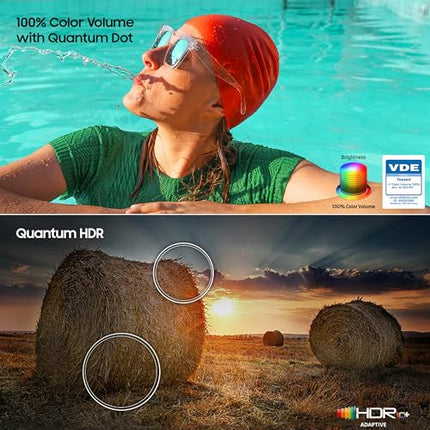 Samsung 163 cm (65 inches) 4K Ultra HD Smart QLED TV QA65Q60DAULXL (Black) 