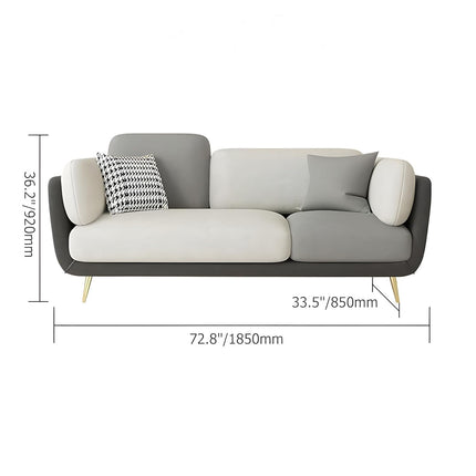 WESTERN WOOD ART Stylish & Modern Heavy Duty & Luxurious Traditional 3 Seater Sofa Chesterfield Sofa Arm Sofa Three Seater Sofa for Living Room Guest Room Hotels & Office. (Brown & BEIGEEE) 