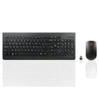 Lenovo 510 Wireless Keyboard and Mouse Set, 2.4 GHz Nano USB Receiver, Full Size, Island Key Design, Left or Right Hand, 1200 DPI Optical Mouse, GX30N81775, Black 