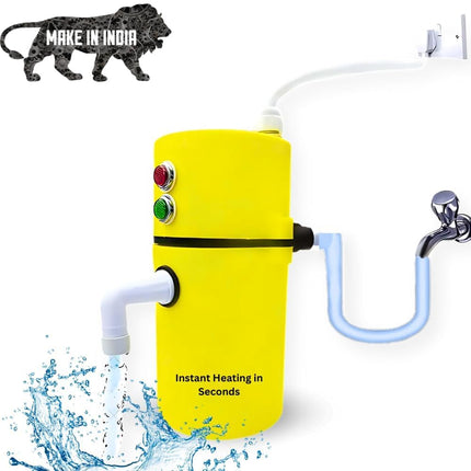 TEKCOOL Geyser Water Heater 𝐋𝐈𝐌𝐈𝐓𝐄𝐃 𝐖𝐈𝐓𝐇 𝟏𝟓 𝐘𝐄𝐀𝐑𝐒 𝐖𝐀𝐑𝐑𝐀𝐍𝐓𝐘 Auto Cut Off Portable Instant Water Heater/Geyser for Kitchen, Bathroom, Office, Restaurant, Saloon & Parlor, 