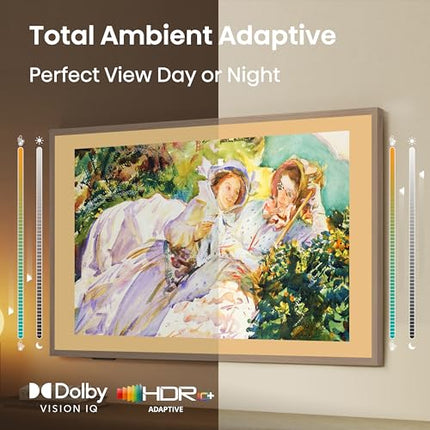 Hisense 85-Inch Class QLED 4K S7N CanvasTV Series Dolby Vision HDR Google Smart TV (85S7N, 2025 Model) - 144Hz, Art Mode, Anti-Glare Panel, Hi-Matte Display, UltraSlim Wall Mount & Frame Included 