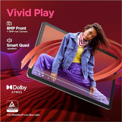 Lenovo Tab M11 with Pen| Wi-Fi Connectivity| 8 GB RAM, 128 GB ROM|11 Inch Screen| 90 Hz, 72% NTSC, FHD Display| Quad Speakers with Dolby Atmos|Octa-Core Processor |13 MP Rear Camera 
