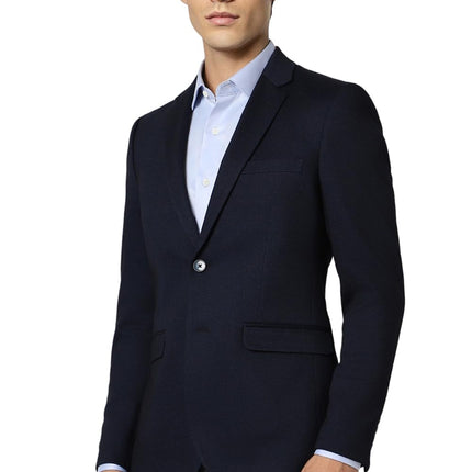 Van Heusen Men's Blazer (VHBZVKULBA11559_Navy_38 
