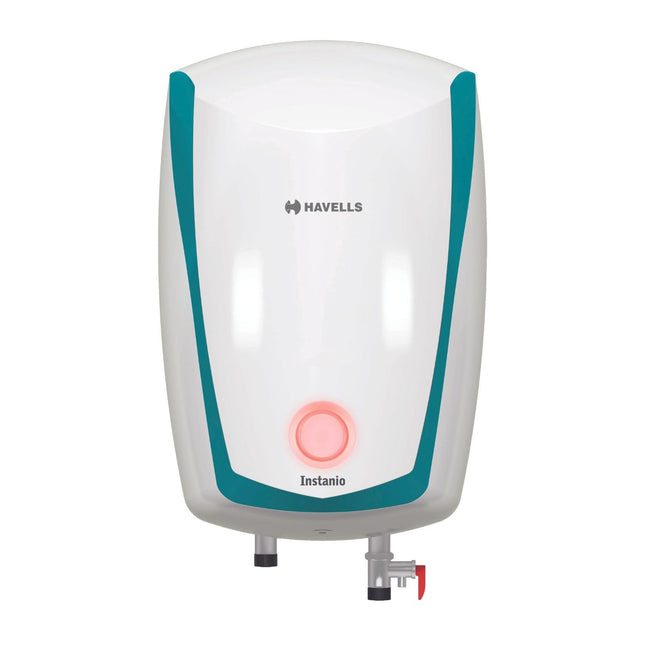 Havells Instanio 10L Storage Water Heater(Geyser)|Faster Heating|Safer to use|Saves electricity|Engineered for Hard Water|Color Changing LED Indicator|Anti Rust Tank|Mcoloy Heating Element 
