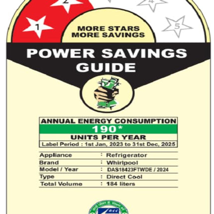 Whirlpool 184 L 2 Star Direct-Cool Single Door Refrigerator (205 WDE PRM 2S WINE SERENA-Z) 