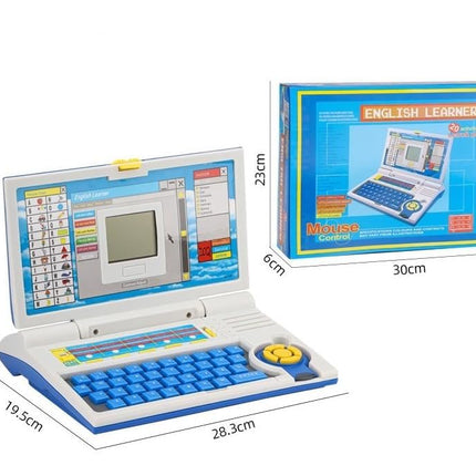 Cable World® Educational Laptop Computer Toy for Kids Above 3 Years - 20 Fun Activity Learning Machine, Now Learn Letter, Words, Games, Mathematics, Music, Logic, Memory Tool 