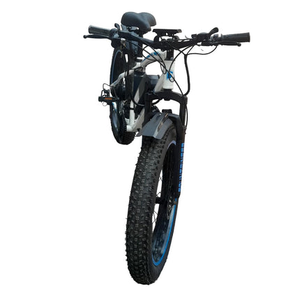 Ultrabikes Fat Electric Cycle 350 watt Motor (White) 