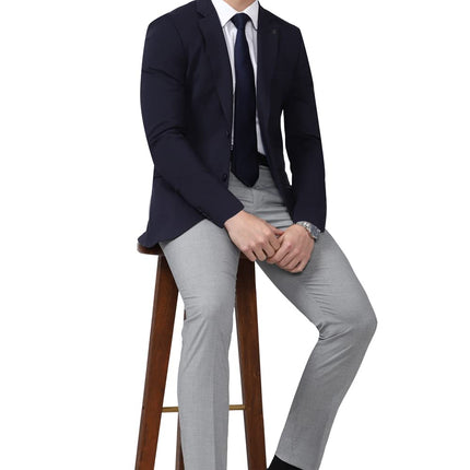 Van Heusen Men's Formal Regular Blazer (VHBZVKULB497766_Navy_40) 