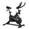 PowerMax Fitness BS-125 Spin Exercise Bike For Home Use,16Mm 6Kg Flywheel,Max User Weight 130Kg,LCD Display,2Pc Crank,Heart Rate Sensor,Knob Braking,Adjustable Foot Strap And Seat,Ipad Holder,Black 