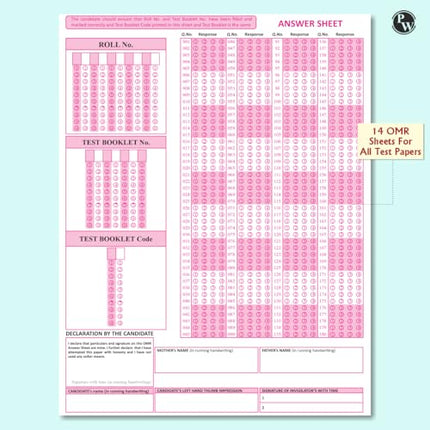 PW NTA NEET Rankers Test Series 2025 Updated as per Latest NEET Pattern 180 Questions Verified & Curated by Expert Faculties | 10 Full Syllabus + 4 Part Syllabus (Class 11 & 12) | OMR Sheet, Solution Booklet with NCERT References 