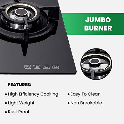 Greenchef GHT HOB Auto Ignition Glass Top Gas Stove (4 Burner) 