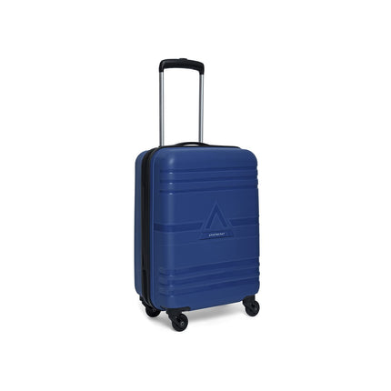 Aristocrat Airstop Cabin Luggage- 53cm, Elanza Blue, Hardcase, 4 Wheels 360 Degree Rotation, Secured Combination Lock, Spacious, for Men & Women,7 Year Warranty 