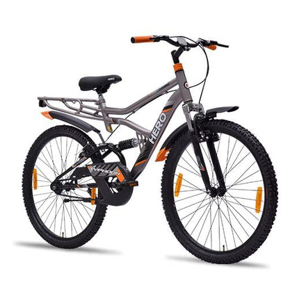 ARORA GODOWN Unisex Hero Typhoon 26T Double Shocker Blue Colour For 12+, Dual, City Bike, 17 Inch, 17 Inch 