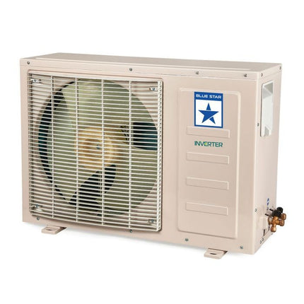 Blue star Premium Range 1.0ton 5 Star Inverter Split 100% Copper 2024 with android Remote Smart Ready, Blue Fins, Self Diagnosis, 2024 Model, IC512DNUR, White) 