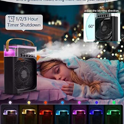 Exxelo (15 YEARS WARRANTY) Mini-cooler-for room-cooling-ac-portable-air-conditioners-for Home-Office-Artic-Cooler-3-In-1-Conditioner-Humidifier-Purifier-Mini-Cooler-air-conditioner_Multicolor 