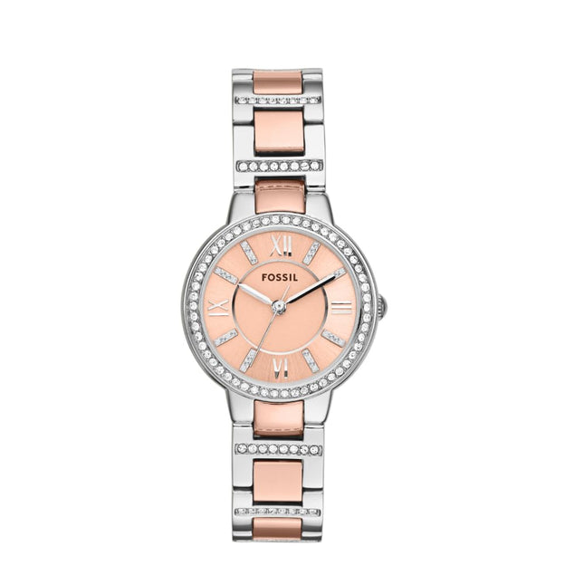Fossil Virginia Analog Gold Dial Women's Watch-ES3405 