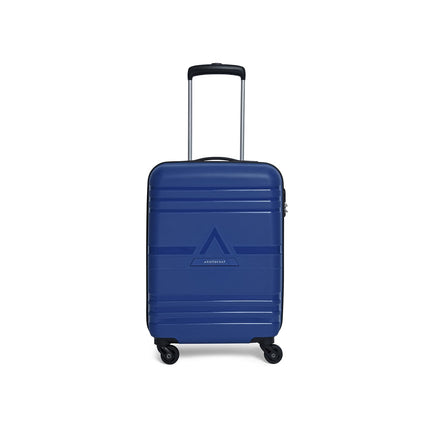 Aristocrat Airstop Cabin Luggage- 53cm, Elanza Blue, Hardcase, 4 Wheels 360 Degree Rotation, Secured Combination Lock, Spacious, for Men & Women,7 Year Warranty 