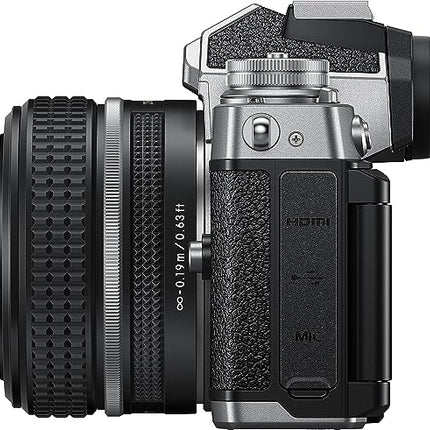 Nikon Mirrorless Z fc 20.9 MP Body with NIKKOR Z 28mm f/2.8 [SE] Lens with Additional Battery, Camera Bag & 64 GB SD Card, Small Rig L-Shape Grip, Optical Zoom, Black 