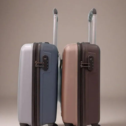 Aristocrat Chromium Cabin 55 Cm(Small) 8 Wheels Trolley Bags for Travel Hard Case Luggage, Lightweight Bag with Combination Lock & Robust Trolley with 5 Years Warranty (Brown) 