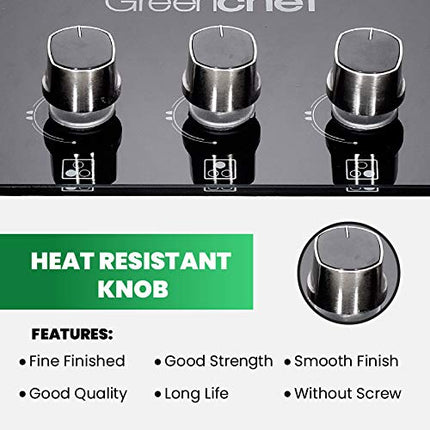 Greenchef GHT HOB Auto Ignition Glass Top Gas Stove (4 Burner) 