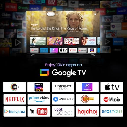 Haier 164 cm (65) New M80F Series 4K Ultra HD Smart Mini LED Google TV H65M80FUX (2025 Model) 