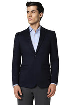 Van Heusen Men's Blazer (VHBZVKULBA11559_Navy_38 
