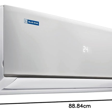Blue Star 2 Ton 3 Star, 60 Months Warranty, Inverter Split AC (Copper, Convertible 5 in 1 Cooling, Multi Sensors, Dust Filter Blue Fins, Self Diagnosis, 2024 Model, IE324DNU,White) 