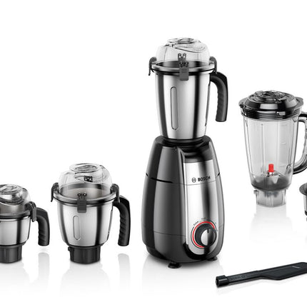 Bosch TrueMixx Pro MGM8856BIN 1000 Watt 5 Jar Mixer Grinder, (Black) 