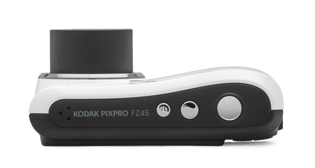 KODAK PIXPRO FZ45-WH 16MP Digital Camera 4X Optical Zoom 27mm Wide Angle 1080P Full HD Video 2.7" LCD Vlogging Camera (White) 