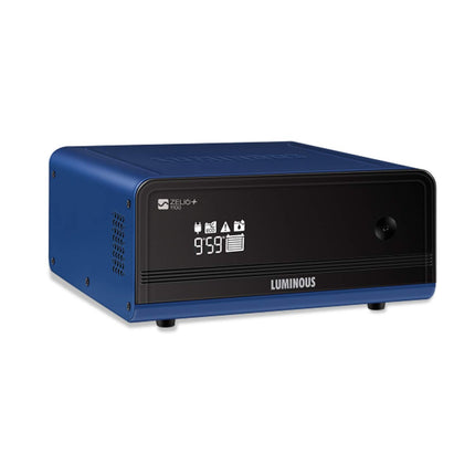Luminous Zelio+ 1100 Inverter for Home, Office & Shops | 900VA/12V Pure Sinewave | Reliable Power Backup | Supports 1 Inverter Battery | LCD Display | Easy Installation | with 36 Months Warranty 
