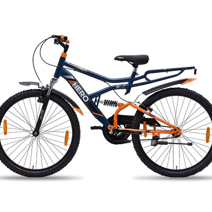 ARORA GODOWN Unisex Hero Typhoon 26T Double Shocker Blue Colour For 12+, Dual, City Bike, 17 Inch, 17 Inch 
