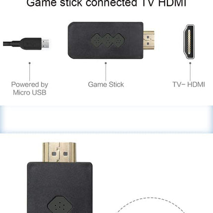 New World TV Video Games Old Arcade Classic Retro TV Game Console HDMI Version Game Stick with 2 Wireless Controller Best Gift for Kids 