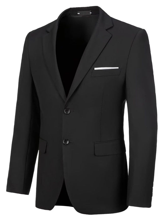Random Stripe Blazer for Men Casual Mens Suit Jacket Slim Fit Men's Suit Outfit Notch Lapel Men's Sport Coats & Blazers (in, Numeric, 40, 40, Black) 