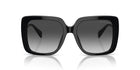 Michael Kors Womens Mallorca Sunglasses, Black, 55 