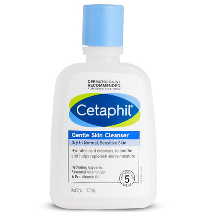 Cetaphil Gentle Skin Cleanser, 125 Ml & Moisturising Lotion 100 Ml 
