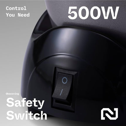 NutriPro Juicer Mixer Grinder - Smoothie Maker - 500 Watts (3 Jars & 2 Blades, Silver) - 2 Year Warranty 