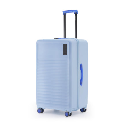 Mokobara The Aisle Trunk Check-in Large Luggage | 105L Capacity | Durable Polycarbonate Shell | TSA Lock & YKK Zippers | Ideal for Extended Trips | Blue | Shy Blue 