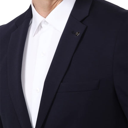 Van Heusen Men's Formal Regular Blazer (VHBZVKULB497766_Navy_40) 