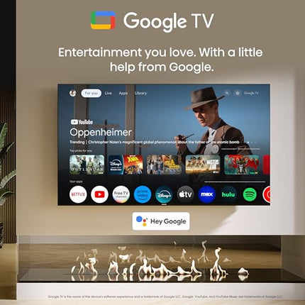 Hisense 85-Inch Class QLED 4K S7N CanvasTV Series Dolby Vision HDR Google Smart TV (85S7N, 2025 Model) - 144Hz, Art Mode, Anti-Glare Panel, Hi-Matte Display, UltraSlim Wall Mount & Frame Included 