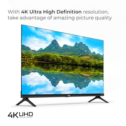 Wobble 139.7 cm (55 inches) UD Series 4K Ultra HD Smart LED Google TV WB55GTAW9602UDFL (Black) 