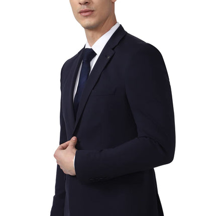 Van Heusen Men's Formal Regular Blazer (VHBZVKULB497766_Navy_40) 