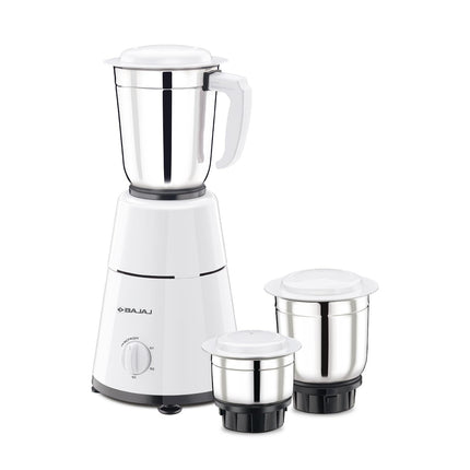 Bajaj 500 Watt GX-1 Mixer Grinder with 3 Jars- white 