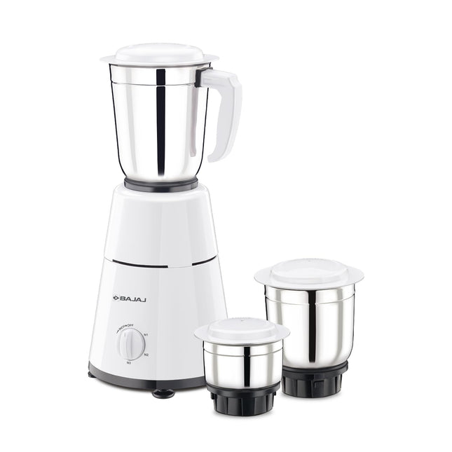 Bajaj 500 Watt GX-1 Mixer Grinder with 3 Jars- white 