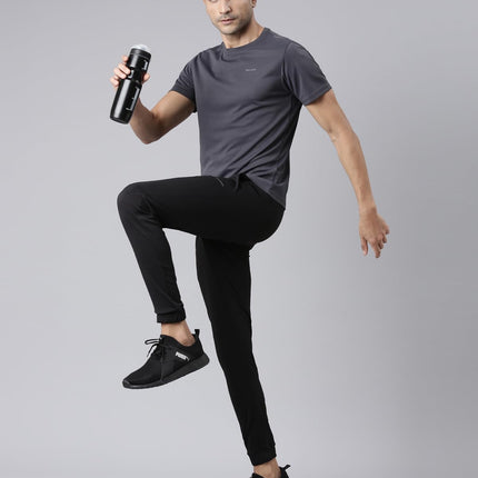 Pepe Jeans Innerwear Men's Regular Fit Track Mid Rise Pants (PPTR01_Black_XL) 