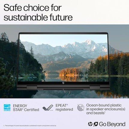 HP Envy x360 2-in-1 Laptop,AMD Ryzen 7 7730U,15.6-inch(39.6 cm),FHD,Touch,16GB RAM,512GB SSD,5MP Camera,Audio by B&O,Windows 11,MSO,Black,1.82 kg,15-fh0032AU 