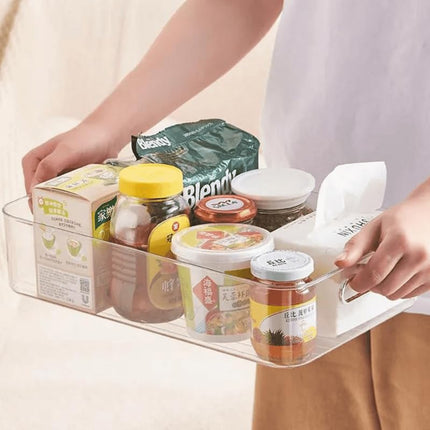 HomeEssentials Plastic Multi-Layer Storage Movable Rack With Removable Shelves - Living Room, Kitchen, Bedroom Organize (4 Layer) 