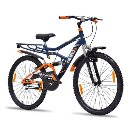 ARORA GODOWN Unisex Hero Typhoon 26T Double Shocker Blue Colour For 12+, Dual, City Bike, 17 Inch, 17 Inch 