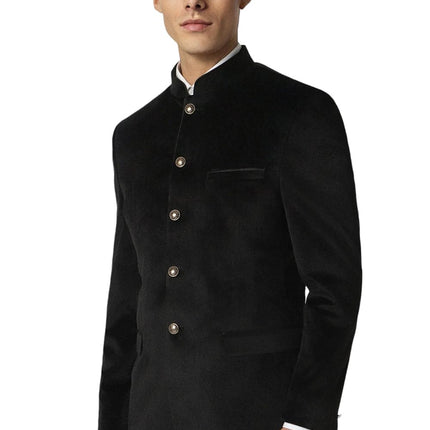 Van Heusen Men's Blazer (VDBZESLFS28026_Black 