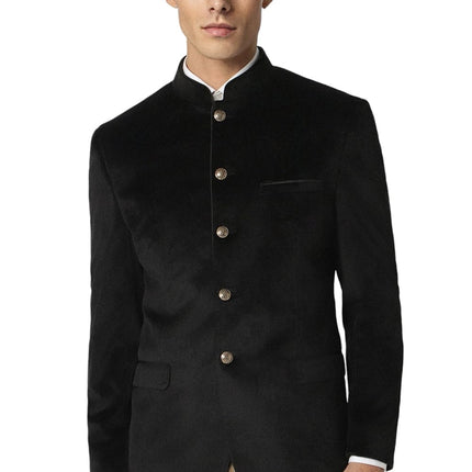 Van Heusen Men's Blazer (VDBZESLFS28026_Black 